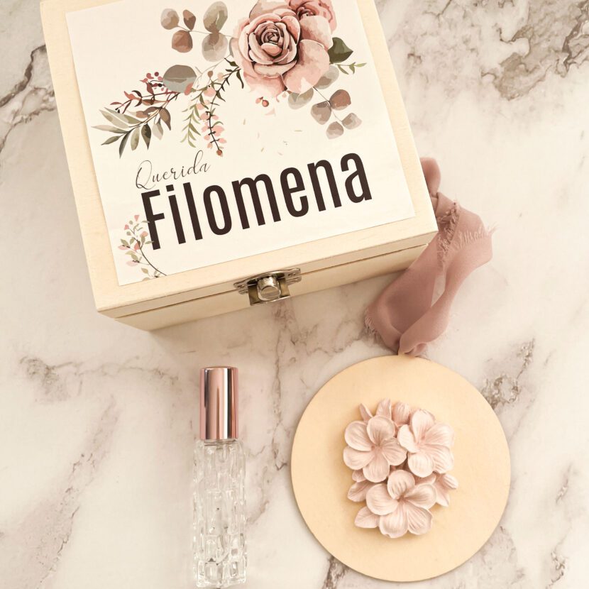 Caixa Convite de Casamento Aromático e Personalizado – Para Momentos que Ficam na Memória