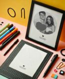 Quadro Com Ilustração Personalizada Espiral - O Presente Interativo e Romântico para o Dia dos Namorados 🎁❤️
