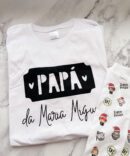 T-shirt DOODLE Pai ou Papá personalizada com nome