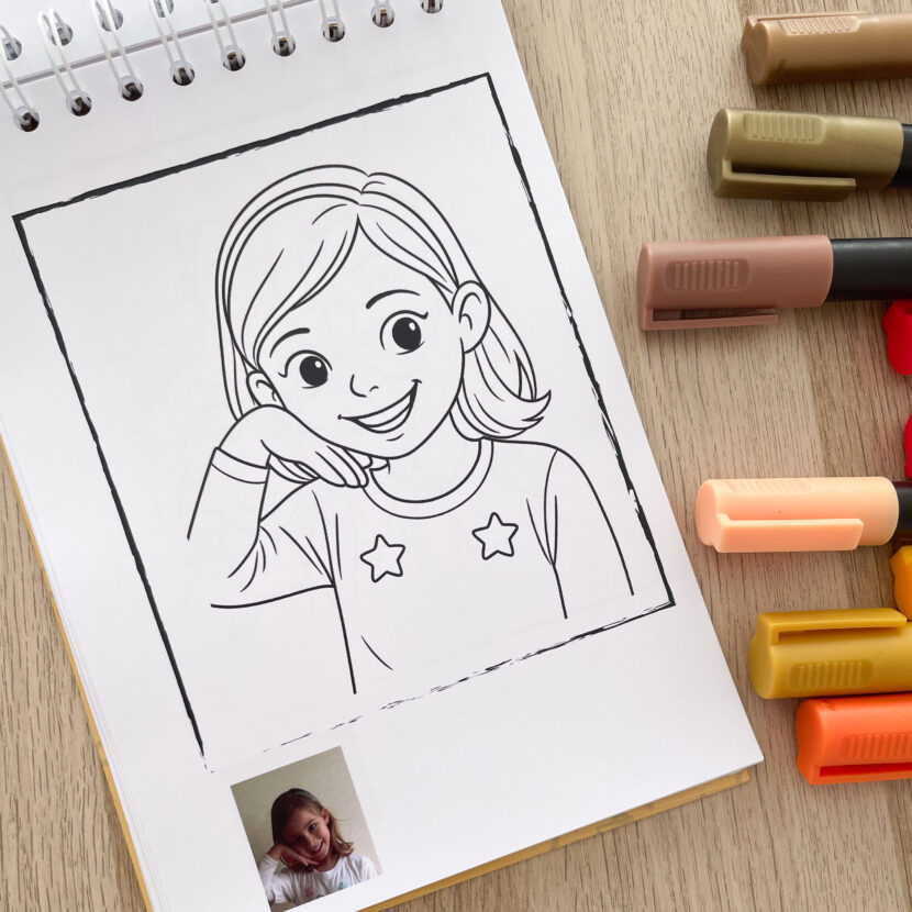 Colorir Memórias | Cadernos Personalizados para Pintar com o Coração