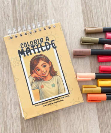 Colorir Memórias | Cadernos Personalizados para Pintar com o Coração 