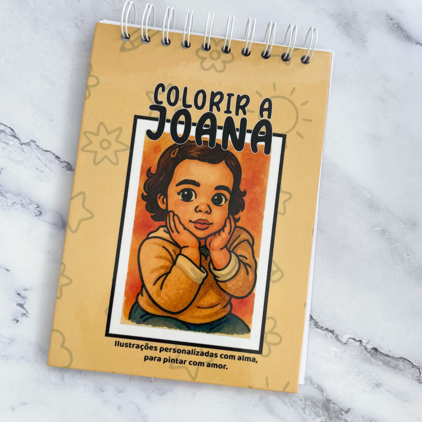 Colorir Memórias | Cadernos Personalizados para Pintar com o Coração