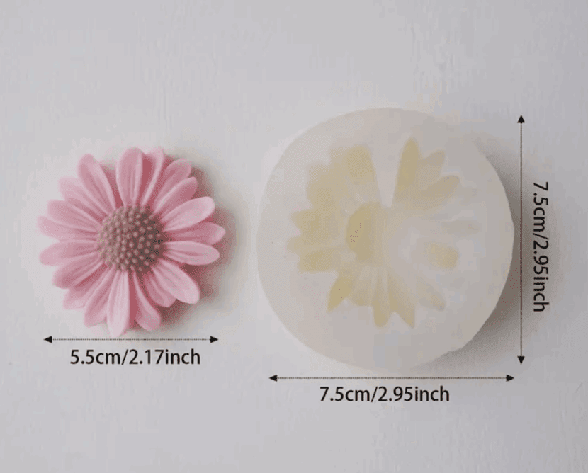Molde Silicone Malmequer